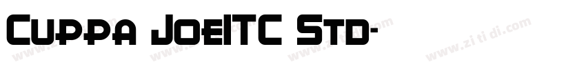 Cuppa JoeITC Std字体转换